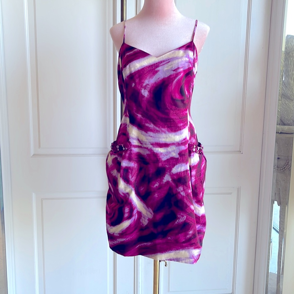 BcbMaxAzria Velvet feel Cocktail Dress